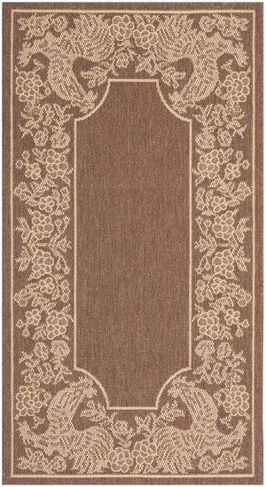 Safavieh Cy3305 Power Loomed 85.4% Polypropylene/10.4% Polyester/4.2% Latex Outdoor Rug CY3305-3409-5R