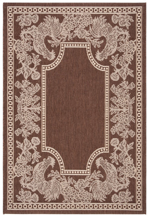Safavieh Cy3305 Power Loomed 85.4% Polypropylene/10.4% Polyester/4.2% Latex Outdoor Rug CY3305-3409-5R