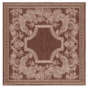 Safavieh Cy3305 Power Loomed 85.4% Polypropylene/10.4% Polyester/4.2% Latex Outdoor Rug CY3305-3409-5R