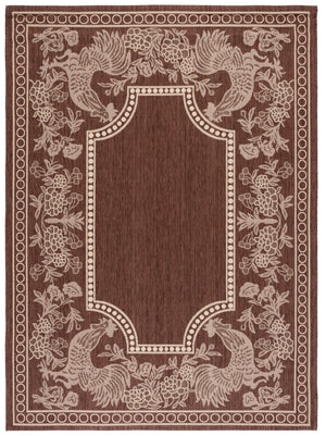 Safavieh Cy3305 Power Loomed 85.4% Polypropylene/10.4% Polyester/4.2% Latex Outdoor Rug CY3305-3409-5R