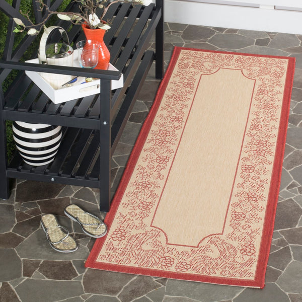 Safavieh Cy3305 Power Loomed 85.4% Polypropylene/10.4% Polyester/4.2% Latex Outdoor Rug CY3305-3701-27
