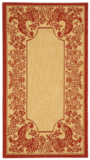 Safavieh Cy3305 Power Loomed 85.4% Polypropylene/10.4% Polyester/4.2% Latex Outdoor Rug CY3305-3701-214