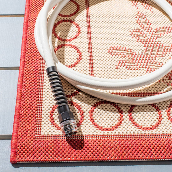 Safavieh Cy3305 Power Loomed 85.4% Polypropylene/10.4% Polyester/4.2% Latex Outdoor Rug CY3305-3701-214