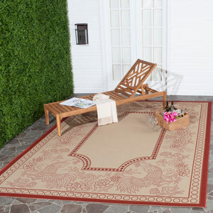 Safavieh Cy3305 Power Loomed 85.4% Polypropylene/10.4% Polyester/4.2% Latex Outdoor Rug CY3305-3701-214