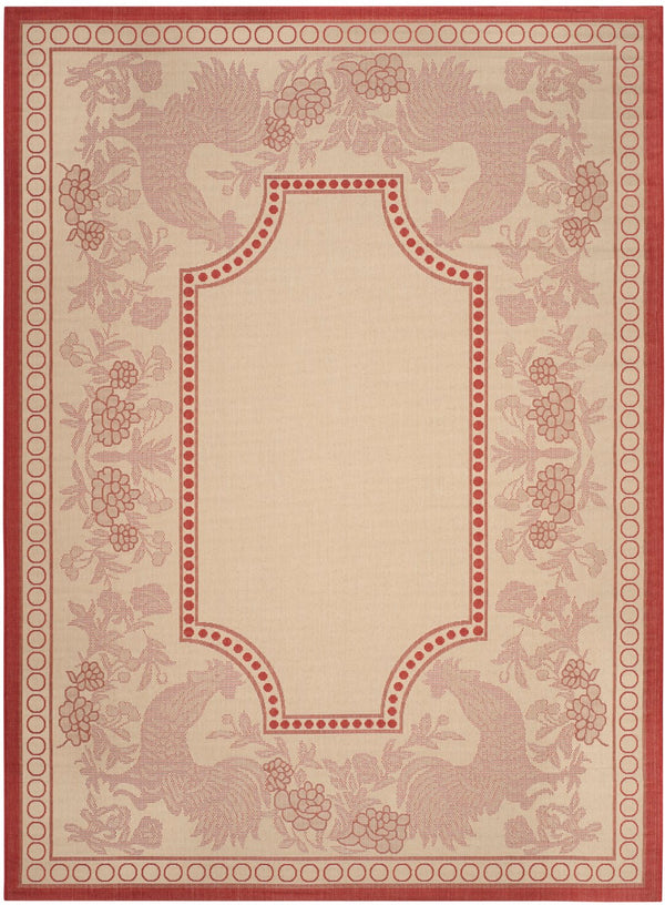 Safavieh Cy3305 Power Loomed 85.4% Polypropylene/10.4% Polyester/4.2% Latex Outdoor Rug CY3305-3701-214