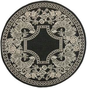 Safavieh Cy3305 Power Loomed 85.4% Polypropylene/10.4% Polyester/4.2% Latex Outdoor Rug CY3305-3908-5R