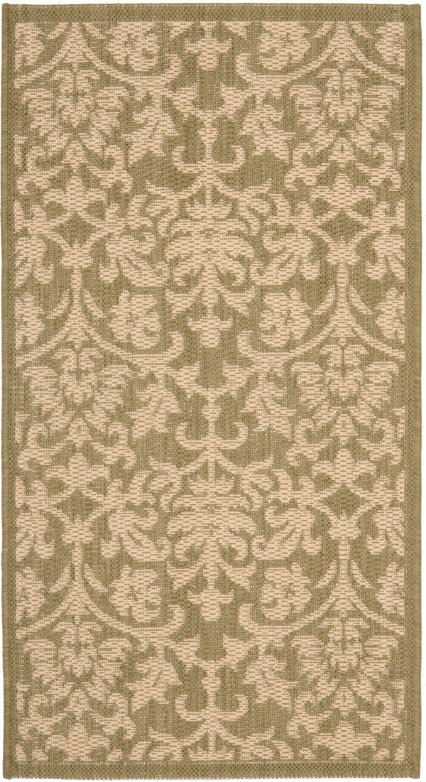 Safavieh Cy3416 Power Loomed 85.4% Polypropylene/10.4% Polyester/4.2% Latex Outdoor Rug CY3416-1E06-4