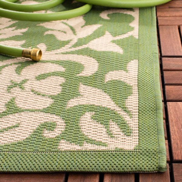 Safavieh Cy3416 Power Loomed 85.4% Polypropylene/10.4% Polyester/4.2% Latex Outdoor Rug CY3416-1E06-4