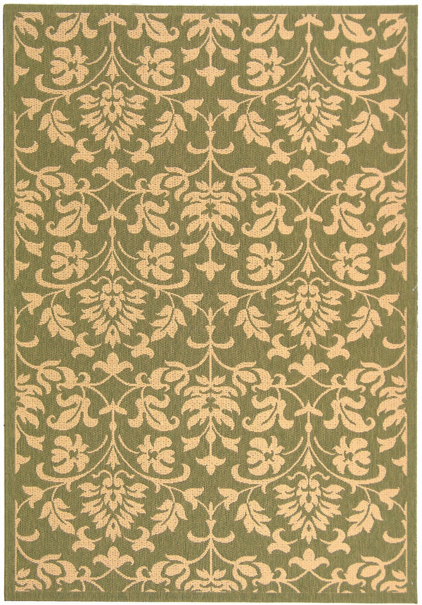 Safavieh Cy3416 Power Loomed 85.4% Polypropylene/10.4% Polyester/4.2% Latex Outdoor Rug CY3416-1E06-4