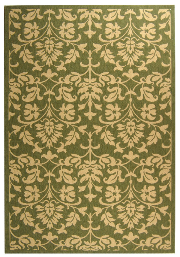 Safavieh Cy3416 Power Loomed 85.4% Polypropylene/10.4% Polyester/4.2% Latex Outdoor Rug CY3416-1E06-4