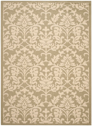 Safavieh Cy3416 Power Loomed 85.4% Polypropylene/10.4% Polyester/4.2% Latex Outdoor Rug CY3416-1E06-4