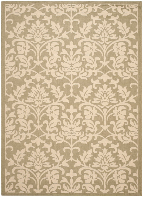 Safavieh Cy3416 Power Loomed 85.4% Polypropylene/10.4% Polyester/4.2% Latex Outdoor Rug CY3416-1E06-4