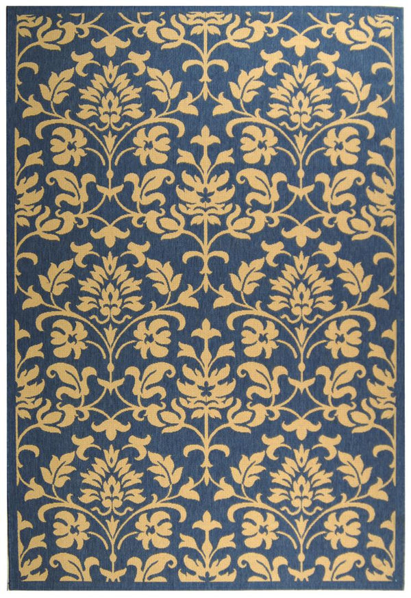 Safavieh Cy3416 Power Loomed 85.4% Polypropylene/10.4% Polyester/4.2% Latex Outdoor Rug CY3416-3103-3