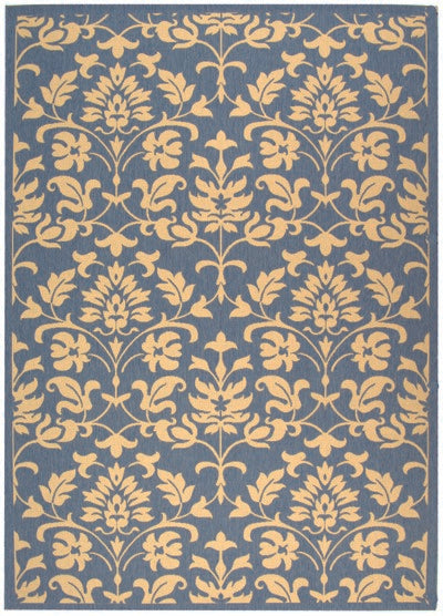 Safavieh Cy3416 Power Loomed 85.4% Polypropylene/10.4% Polyester/4.2% Latex Outdoor Rug CY3416-3103-3