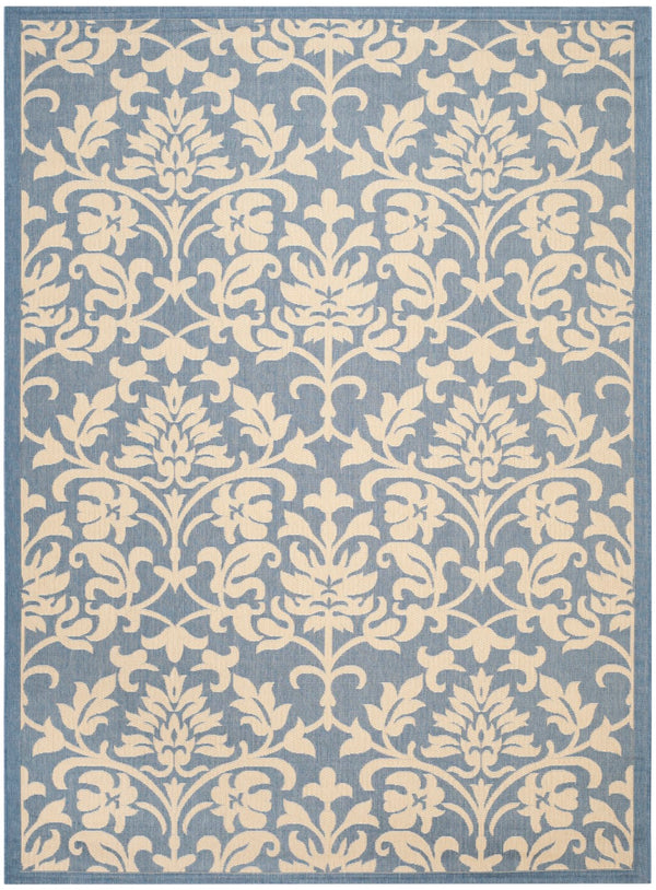 Safavieh Cy3416 Power Loomed 85.4% Polypropylene/10.4% Polyester/4.2% Latex Outdoor Rug CY3416-3103-3