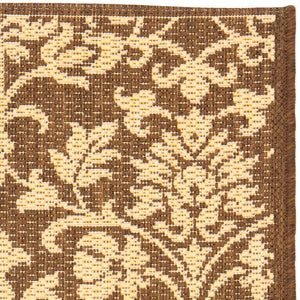 Safavieh Cy3416 Power Loomed 85.4% Polypropylene/10.4% Polyester/4.2% Latex Outdoor Rug CY3416-3409-4