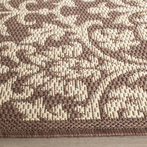 Safavieh Cy3416 Power Loomed 85.4% Polypropylene/10.4% Polyester/4.2% Latex Outdoor Rug CY3416-3409-4