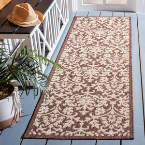Safavieh Cy3416 Power Loomed 85.4% Polypropylene/10.4% Polyester/4.2% Latex Outdoor Rug CY3416-3409-4