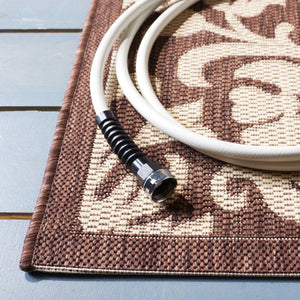 Safavieh Cy3416 Power Loomed 85.4% Polypropylene/10.4% Polyester/4.2% Latex Outdoor Rug CY3416-3409-4