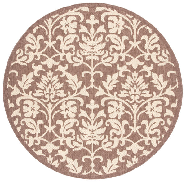 Safavieh Cy3416 Power Loomed 85.4% Polypropylene/10.4% Polyester/4.2% Latex Outdoor Rug CY3416-3409-4