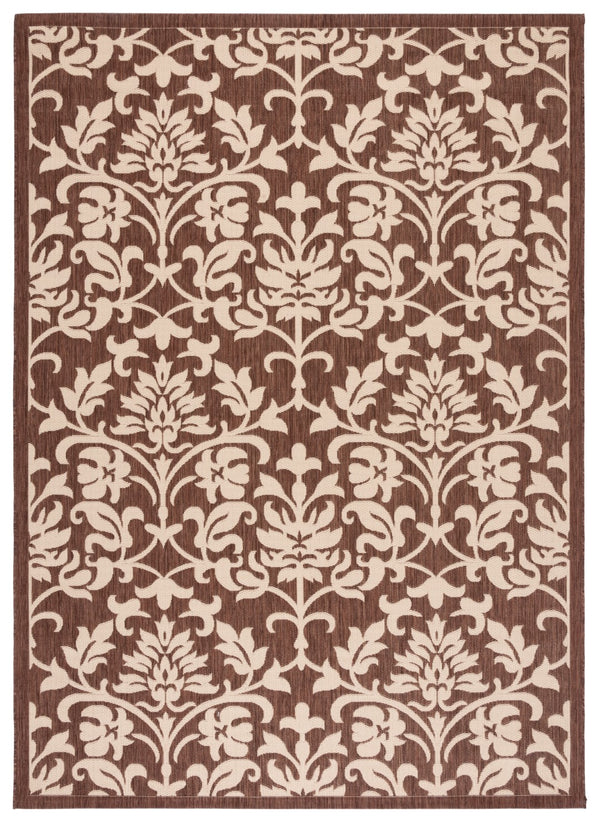 Safavieh Cy3416 Power Loomed 85.4% Polypropylene/10.4% Polyester/4.2% Latex Outdoor Rug CY3416-3409-4