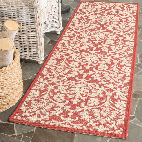 Safavieh Cy3416 Power Loomed 85.4% Polypropylene/10.4% Polyester/4.2% Latex Outdoor Rug CY3416-3707-4