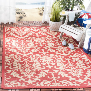 Safavieh Cy3416 Power Loomed 85.4% Polypropylene/10.4% Polyester/4.2% Latex Outdoor Rug CY3416-3707-4
