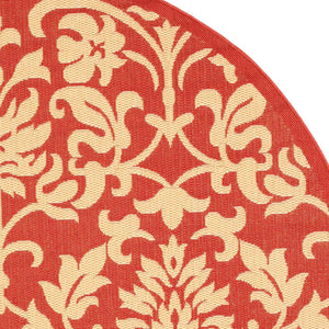 Safavieh Cy3416 Power Loomed 85.4% Polypropylene/10.4% Polyester/4.2% Latex Outdoor Rug CY3416-3707-4