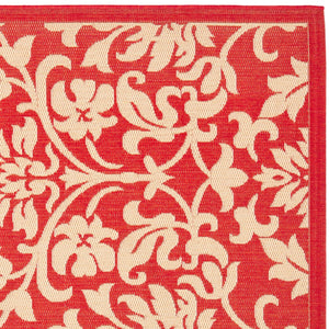 Safavieh Cy3416 Power Loomed 85.4% Polypropylene/10.4% Polyester/4.2% Latex Outdoor Rug CY3416-3707-4