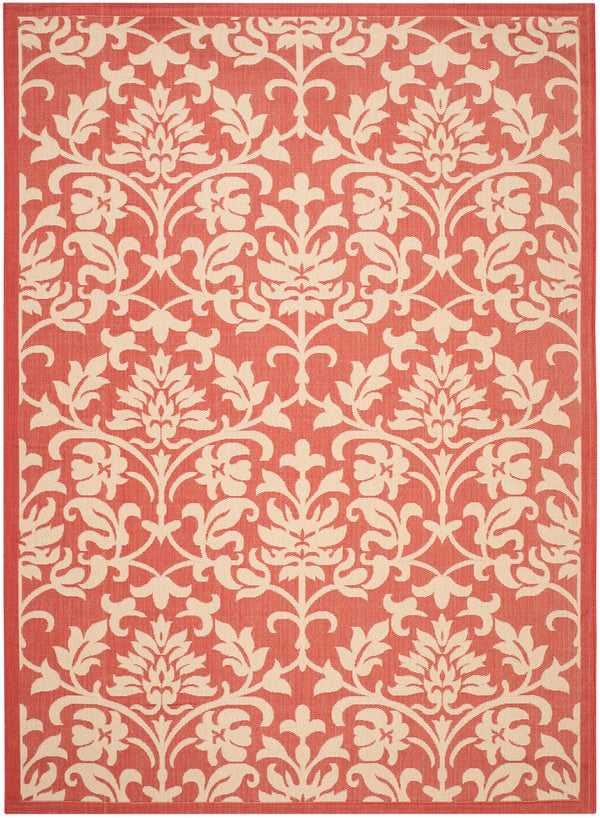 Safavieh Cy3416 Power Loomed 85.4% Polypropylene/10.4% Polyester/4.2% Latex Outdoor Rug CY3416-3707-4