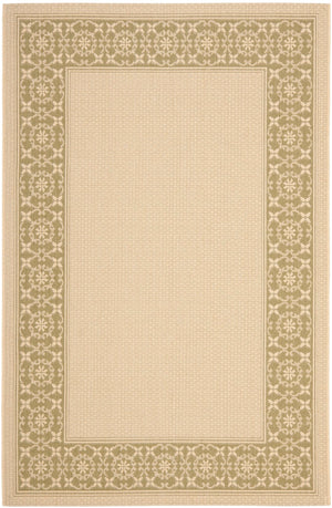 Safavieh Cy6003 Power Loomed 85.4% Polypropylene/10.4% Polyester/4.2% Latex Outdoor Rug CY6003-14-4