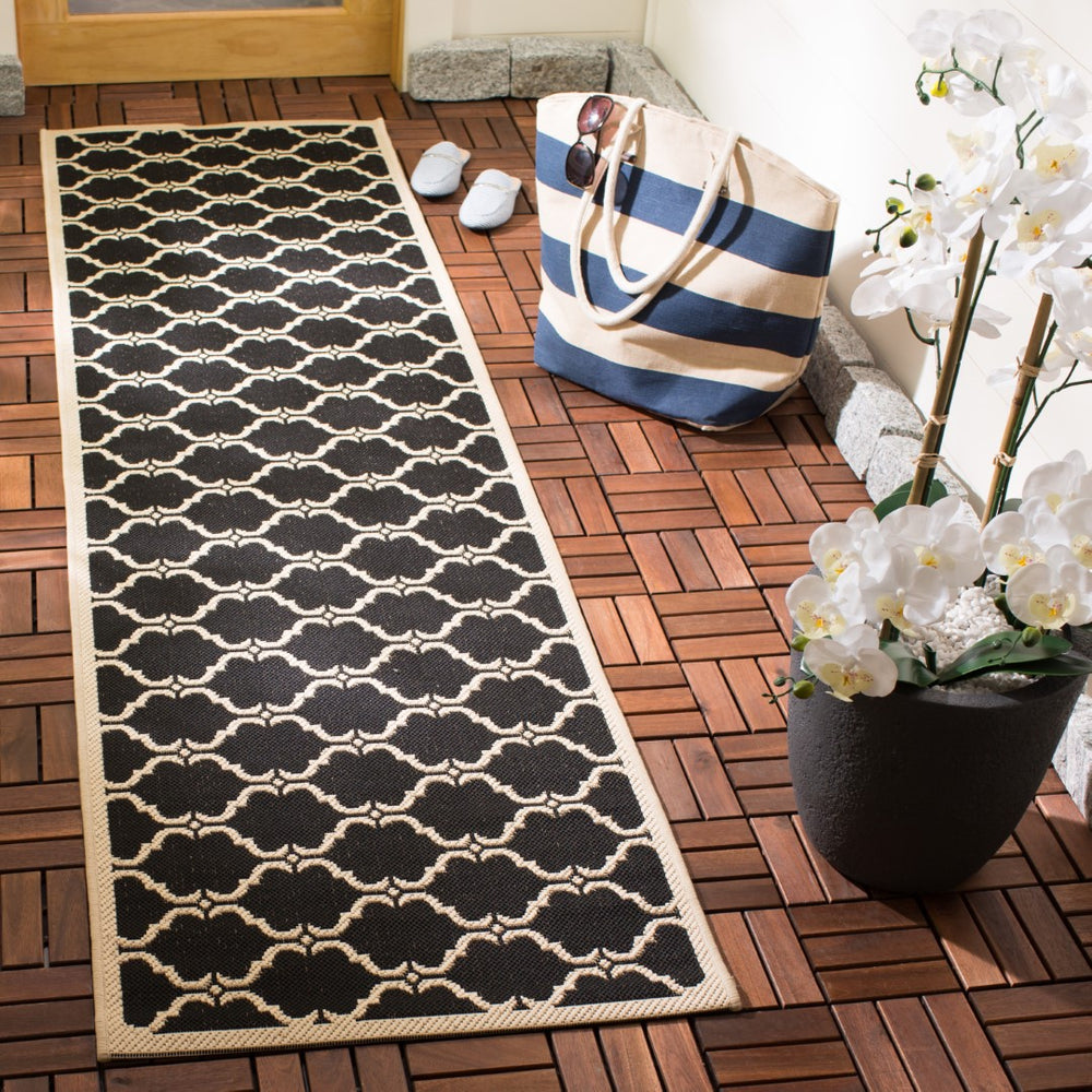 Safavieh Florenteen Tile Power Loomed 85.4% Polypropylene/10.4% Polyester/4.2% Latex Outdoor Rug CY6009-226-4