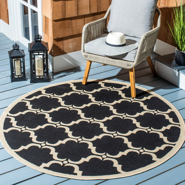 Safavieh Florenteen Tile Power Loomed 85.4% Polypropylene/10.4% Polyester/4.2% Latex Outdoor Rug CY6009-226-5R
