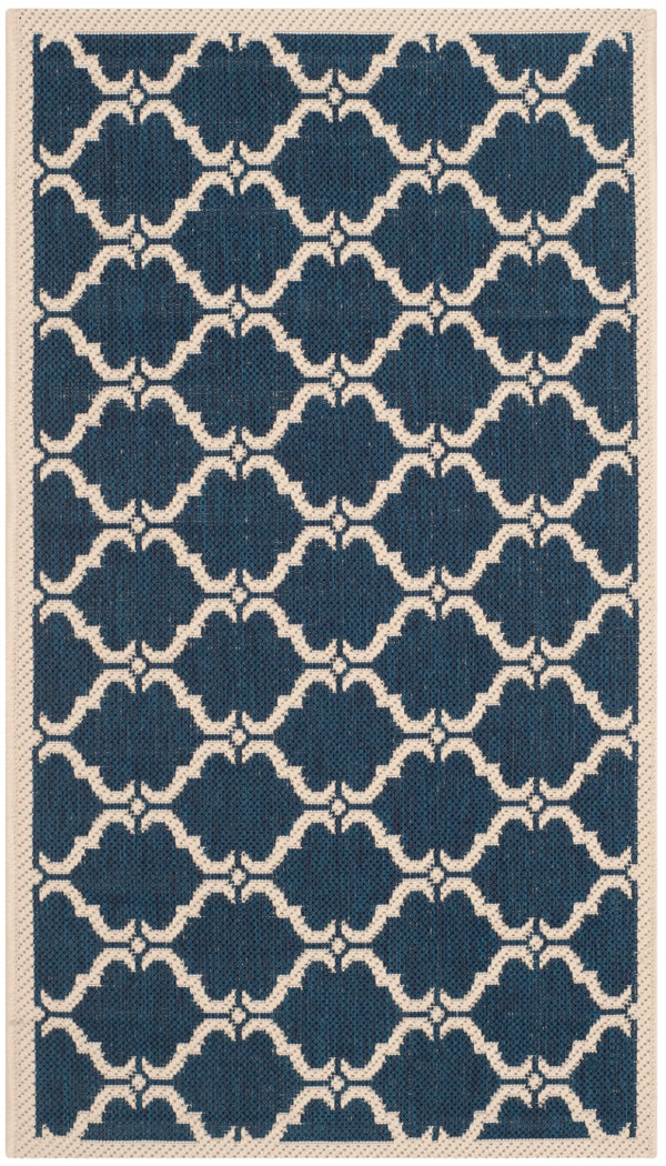 Safavieh Florenteen Tile Power Loomed 85.4% Polypropylene/10.4% Polyester/4.2% Latex Outdoor Rug CY6009-268-4