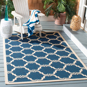 Safavieh Florenteen Tile Power Loomed 85.4% Polypropylene/10.4% Polyester/4.2% Latex Outdoor Rug CY6009-268-4