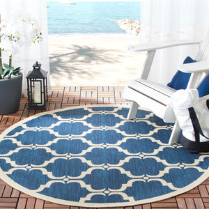 Safavieh Florenteen Tile Power Loomed 85.4% Polypropylene/10.4% Polyester/4.2% Latex Indoor/Outdoor Rug CY6009-268-810