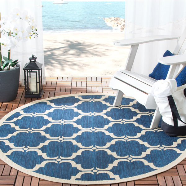 Safavieh Florenteen Tile Power Loomed 85.4% Polypropylene/10.4% Polyester/4.2% Latex Indoor/Outdoor Rug CY6009-268-810