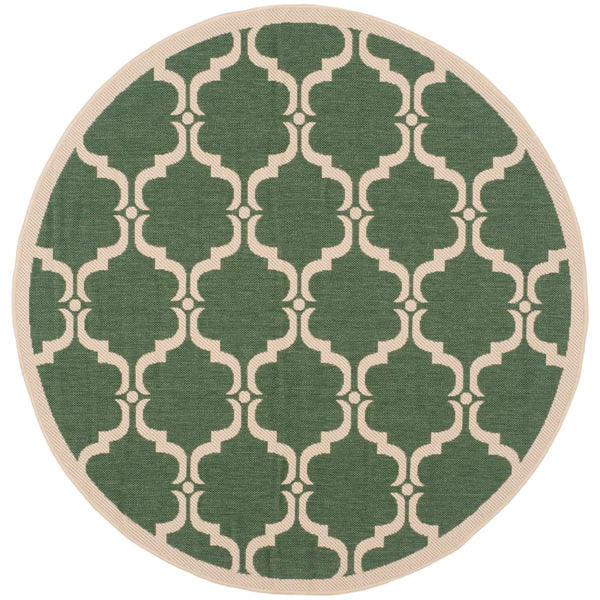 Safavieh Florenteen Tile Power Loomed 85.4% Polypropylene/10.4% Polyester/4.2% Latex Outdoor Rug CY6009-332-5R