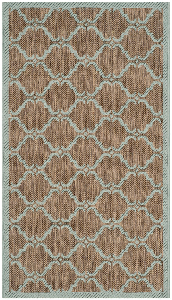 Safavieh Florenteen Tile Power Loomed 85.4% Polypropylene/10.4% Polyester/4.2% Latex Outdoor Rug CY6009-337-4