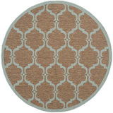 Safavieh Florenteen Tile Power Loomed 85.4% Polypropylene/10.4% Polyester/4.2% Latex Outdoor Rug CY6009-337-5R