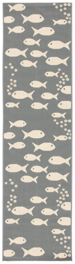 Safavieh Courtyard 6012 Power Loomed 85.4% Polypropylene/10.4% Polyester/4.2% Latex Outdoor Rug CY6012-236-9