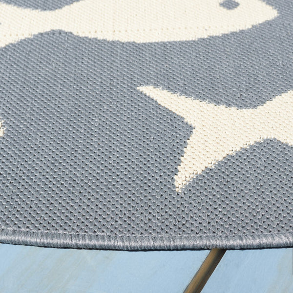 Safavieh Courtyard 6012 PowerLoomed 85.4% Polypropylene/10.4% Polyester/4.2% Latex Indoor/Outdoor Rug CY6012-236-5SQ