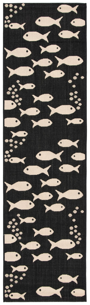 Safavieh Courtyard 6012 PowerLoomed 85.4% Polypropylene/10.4% Polyester/4.2% Latex Indoor/Outdoor Rug CY6012-256-8SQ