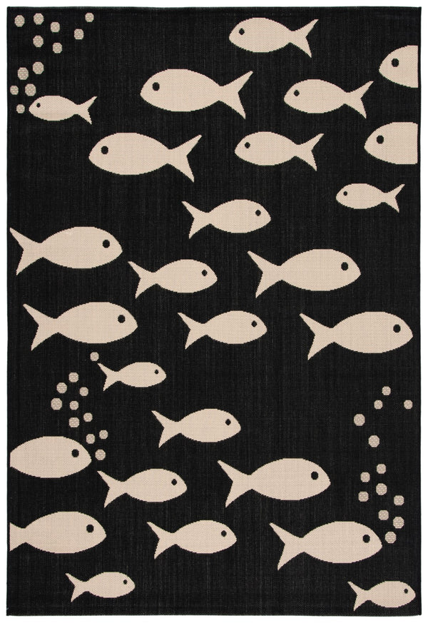 Safavieh Courtyard 6012 PowerLoomed 85.4% Polypropylene/10.4% Polyester/4.2% Latex Indoor/Outdoor Rug CY6012-256-8SQ