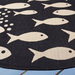 Safavieh Courtyard 6012 Power Loomed 85.4% Polypropylene/10.4% Polyester/4.2% Latex Outdoor Rug CY6012-256-9