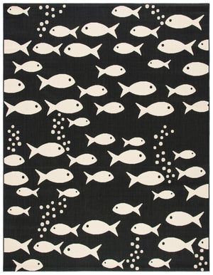 Safavieh Courtyard 6012 PowerLoomed 85.4% Polypropylene/10.4% Polyester/4.2% Latex Indoor/Outdoor Rug CY6012-256-8SQ