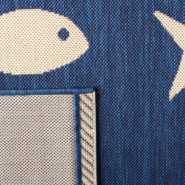 Safavieh Courtyard 6012 Power Loomed 85.4% Polypropylene/10.4% Polyester/4.2% Latex Indoor/Outdoor Rug CY6012-258-27