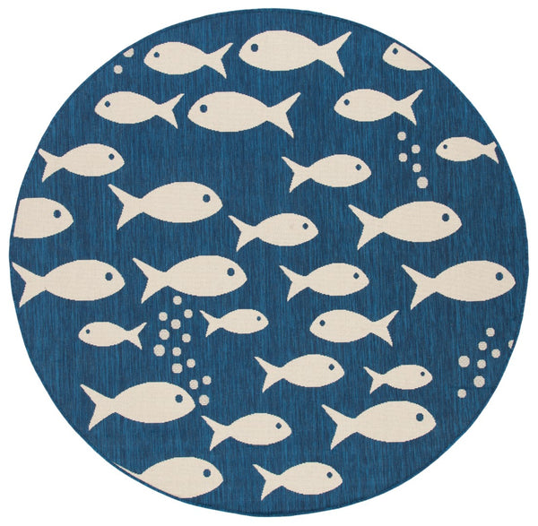 Safavieh Courtyard 6012 Power Loomed 85.4% Polypropylene/10.4% Polyester/4.2% Latex Indoor/Outdoor Rug CY6012-258-27