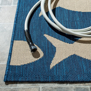 Safavieh Courtyard 6012 Power Loomed 85.4% Polypropylene/10.4% Polyester/4.2% Latex Indoor/Outdoor Rug CY6012-258-27