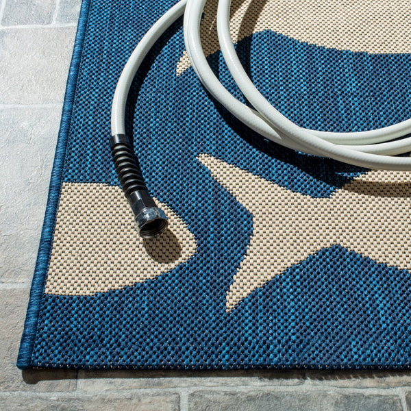 Safavieh Courtyard 6012 PowerLoomed 85.4% Polypropylene/10.4% Polyester/4.2% Latex Indoor/Outdoor Rug CY6012-258-8SQ
